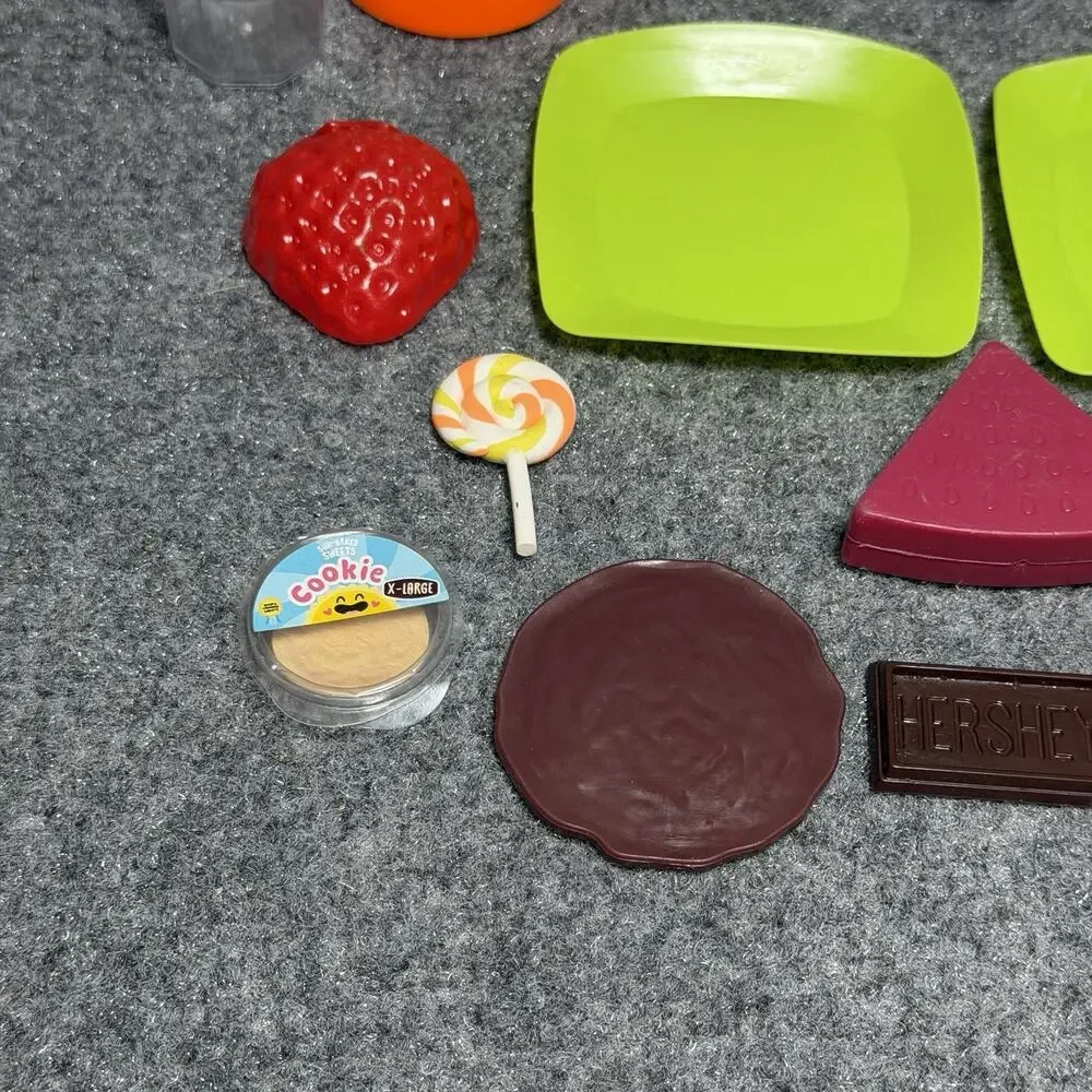 Vintage Food Toys 20 Piece Lot Pretend Play Utensils - Doll - Doll House Set